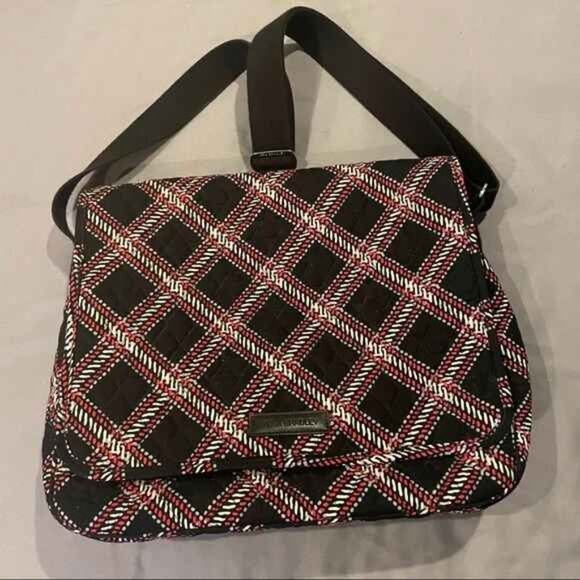 Vera Bradley Minsk Plaid Messenger Bag - Picture 1 of 9